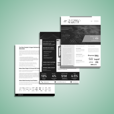 One-Pagers